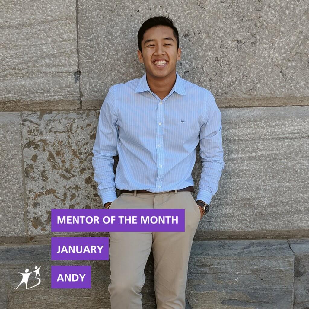 Andy Chea January Mentor of the Month